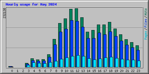 Hourly usage for May 2024