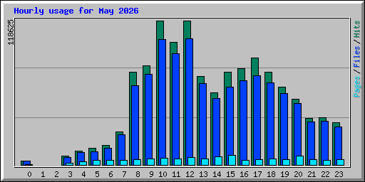 Hourly usage for May 2026